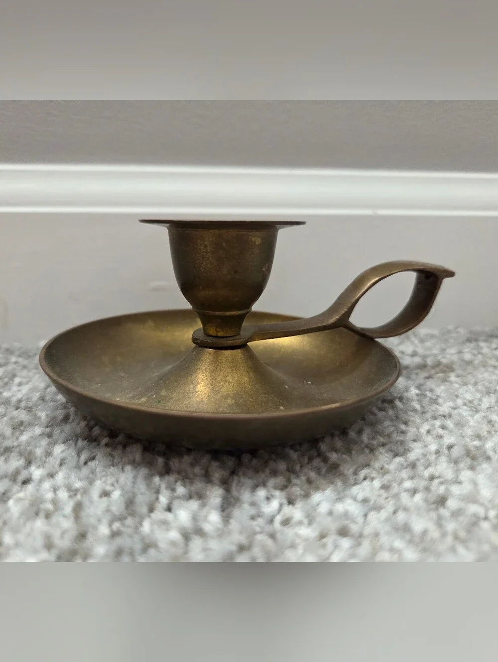 Brass Chamberstick Candle Holder